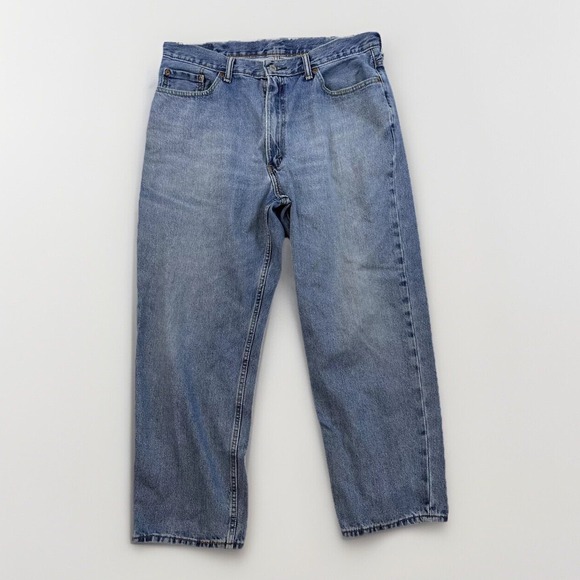 Levi's Other - Levi's Men's 550 Jeans 38x29 (36x27) Regular Fit Straight Leg High Rise Distress